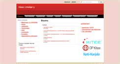 Desktop Screenshot of kiteenurheilijat.fi