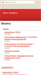 Mobile Screenshot of kiteenurheilijat.fi